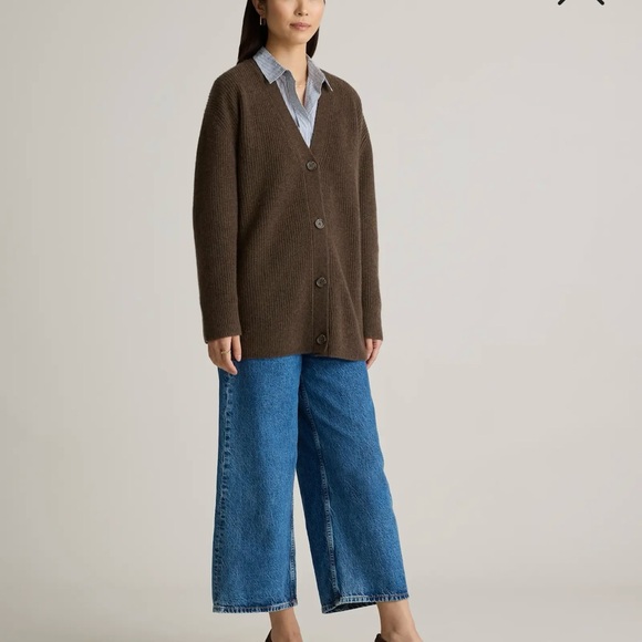 Quince Cashmere Oversized Cardigan - Picture 3 of 7